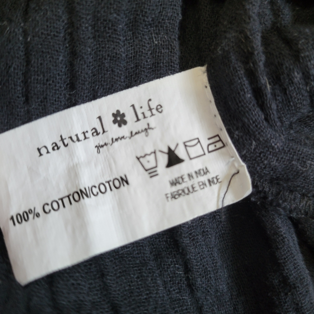 Natural Life Drew Gauze Shirt Dress Size Small - Picture 7 of 7